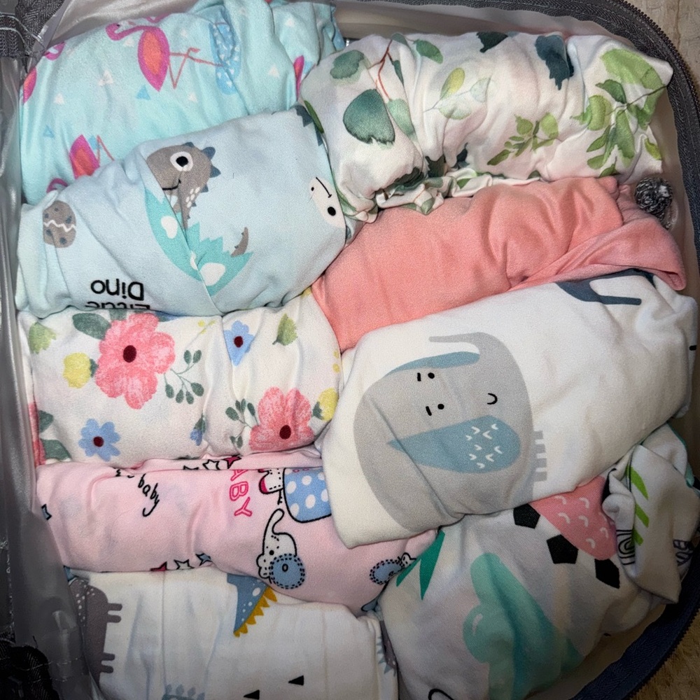 Munchkin changing pads and Bassinet Covers 9 total